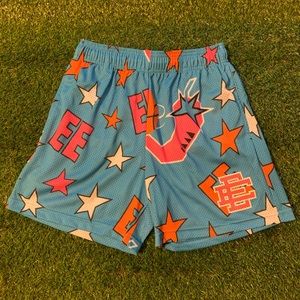 NWT - Eric Emanuel Basic Short SS22 - All Star Teal - Size Large